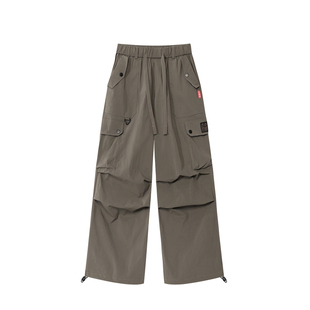 【安州牧】2025夏季新款户外防泼水登高望四海工装伞兵裤休闲长裤