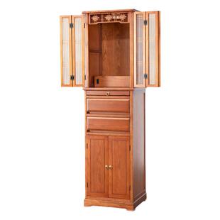 佛龛供桌家用新中式简约实木财神立柜观音佛柜贡台小型供佛台神龛