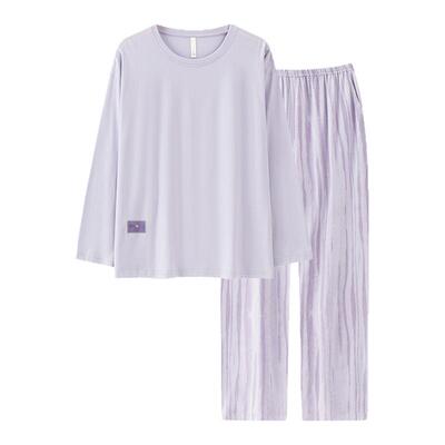 【芬腾】100%棉睡衣女柔软不起球