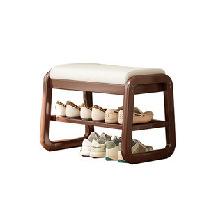 入户换鞋凳门口家用实木长条可坐鞋柜坐凳一体进门穿鞋凳沙发尾凳