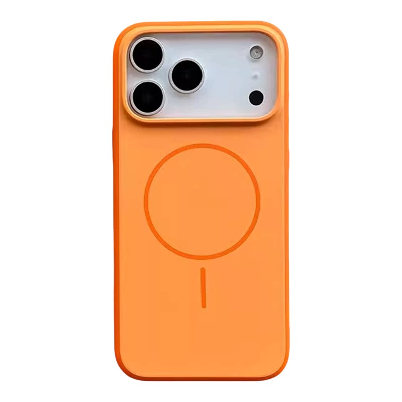 撞色肤感磁吸适用小米17promax手机壳iPhone17promax星宇橙苹果16pro防指纹air耐脏15pro高级感男女款保护套