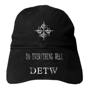 DETW 24AW原创基础美式街头鸭舌帽暗黑风日常休闲设计感男女潮