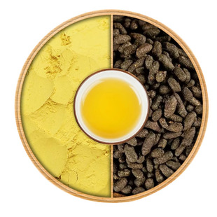 蒲黄五灵脂正品中药材原材料官方旗舰店非血化泡茶泡水五灵脂蒲黄