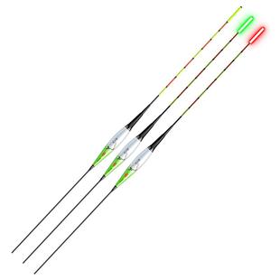 冠标一目亮电子漂咬钩变色夜光漂加粗尾日夜两用感应鱼漂醒目浮漂