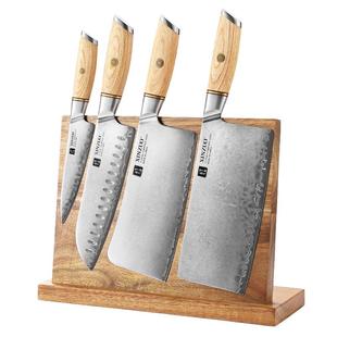 信作复合钢刀具套装中式厨师套刀砍骨刀中片刀水果刀厨房套刀家用