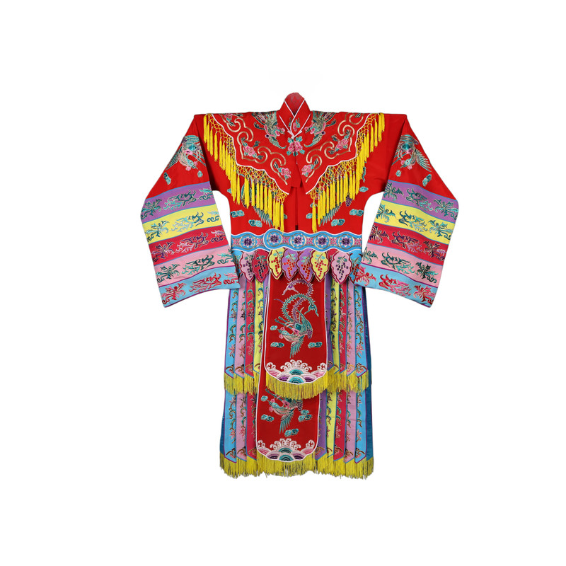 京剧花旦重打金枝刺绣凤袍戏服