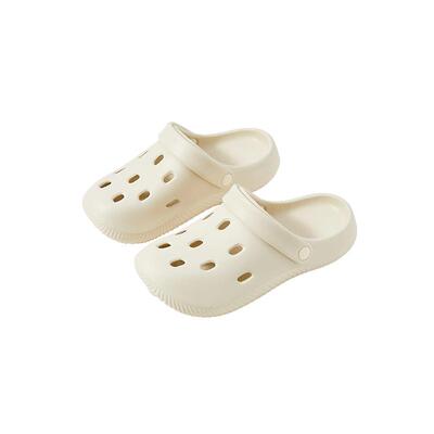 三福洞洞鞋女款简约家居外穿凉拖鞋男海边沙滩鞋情侣夏季2026新款