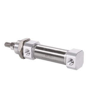 亚德客不锈钢迷你气缸MI8*12*16*25X10X30X40X50X60/70X75X100SU