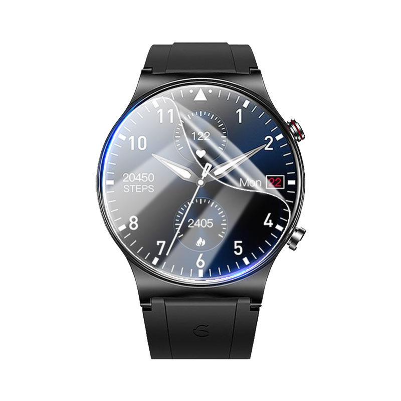 适用罗能G3手表贴膜1.32英寸高清大屏屏幕膜G3智能手表保护膜防刮防爆罗能g3运动手环高清水凝膜全屏覆盖软膜