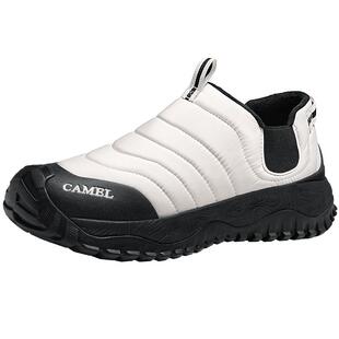 骆驼男鞋冬季棉鞋男保暖加厚加绒休闲运动鞋男舒适一脚蹬男