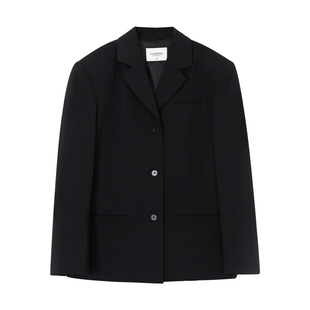 【律政佳人】CAREMIND黑色通勤抗皱易打理西服经典挺阔西装外套女