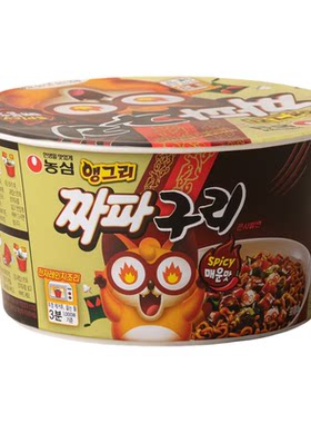 农心韩国进口醇香辣味炸酱干拌面