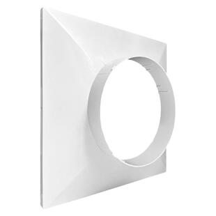 老款方变圆塑料配出风口方圆罩天方地圆油烟净化器方转圆管道接头