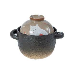 可爱砂锅家用燃气耐热高颜值砂锅煲仔饭土豆粉煤气灶一人食砂锅