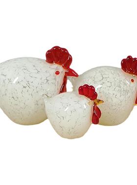 温馨风一家淄博博山琉璃吉祥摆件