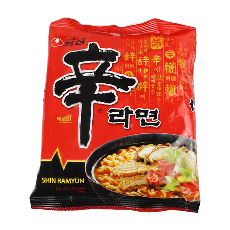 0韩国进口辛辣味香菇方便面泡面