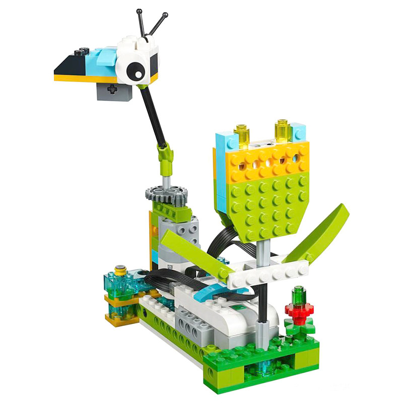 儿童小颗粒益智拼插积木兼容wedo2.0编程智能机器人教具45300套装