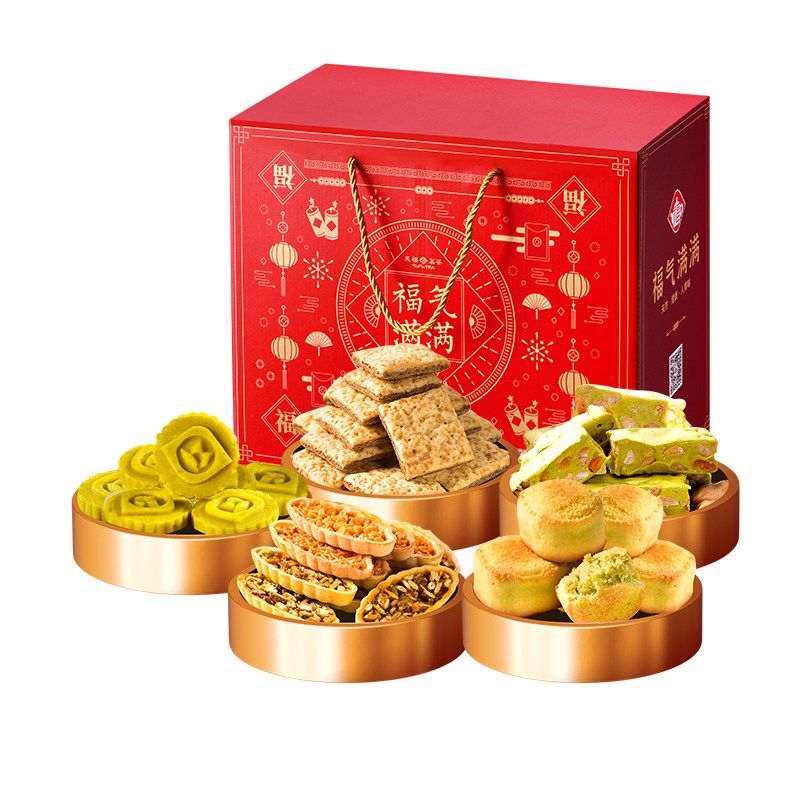 食品大礼包天福茗茶年货送礼糕点