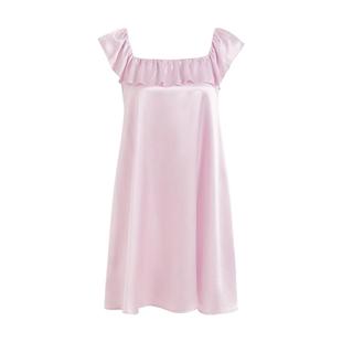 MANITO/曼尼陀Angela花边连衣裙桑蚕丝睡裙优雅真丝可外穿