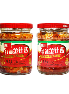 惠川红油金针菇香辣下饭菜175g