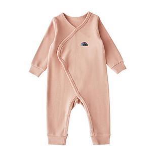 Oak Family新生儿宝宝蓄热婴儿连体衣打底衣百天衣服满月保暖内衣