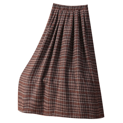 高货！超好看复古加厚毛呢半身裙