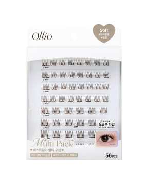 ollio56簇大容量自然棕韩系免胶