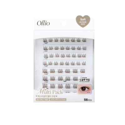 ollio56簇大容量自然棕韩系免胶