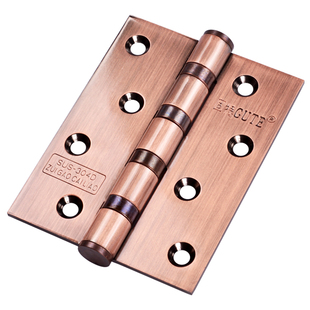 固特房门合页不锈钢铰链静音轴承卫生间活页木门平开4寸合叶折页