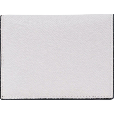 【折扣】Valextra 女牛皮白色皮革长款钱包