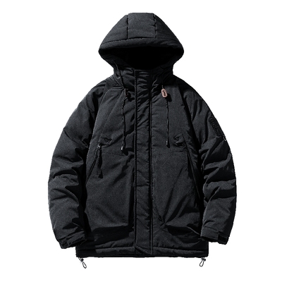 工装棉衣连帽冬外套加厚保暖棉服