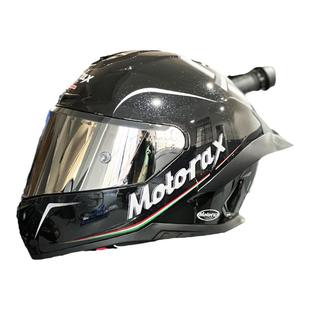 MOTORAX摩雷士R50头盔男摩托车全盔大尾翼四冬季个性酷赛车机车帽