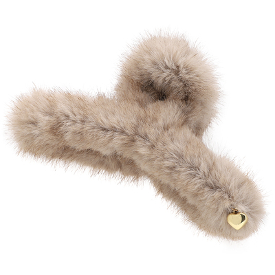 抓夹毛绒气质毛茸茸鲨鱼夹超大号