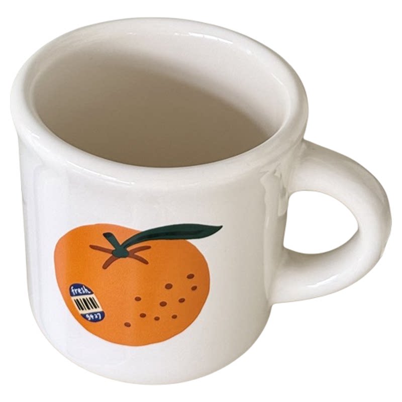 韩式ins风苹果番茄陶瓷杯早餐牛奶马克杯学生情侣咖啡杯喝水杯子