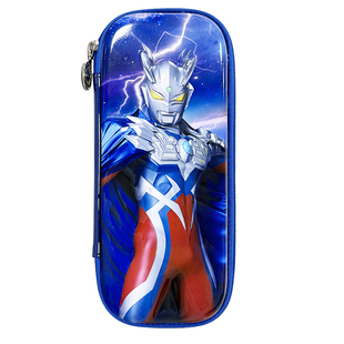 正版赛罗奥特曼铅笔盒儿童多功能小学生笔袋2025男孩卡通幼儿园二三四一年级文具盒2026年大容量可爱笔盒男生