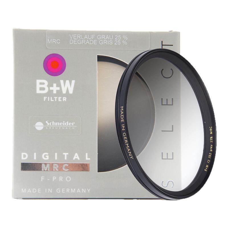 多层镀膜B+W25%中灰密度渐变镜