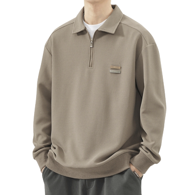 罗蒙polo衫卫衣男春秋款长袖T恤