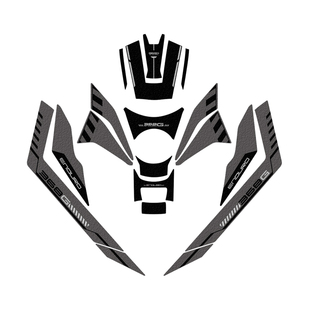 适用于升仕368G加厚磨砂油箱拉花贴保护防刮蹭贴膜版画改装配件