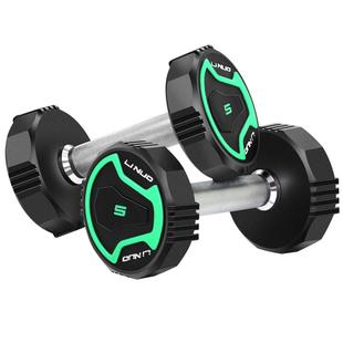 固定哑铃健身房专用 5kg10公斤商用男士健身家用包胶亚铃套装