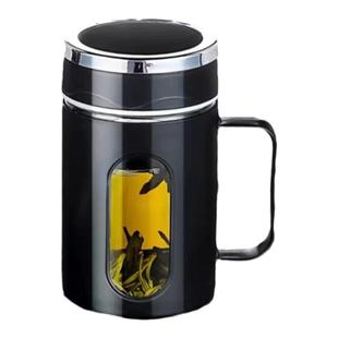 水杯大容量玻璃杯高颜值茶杯男女防爆专用水壶带杯套茶水分离杯子