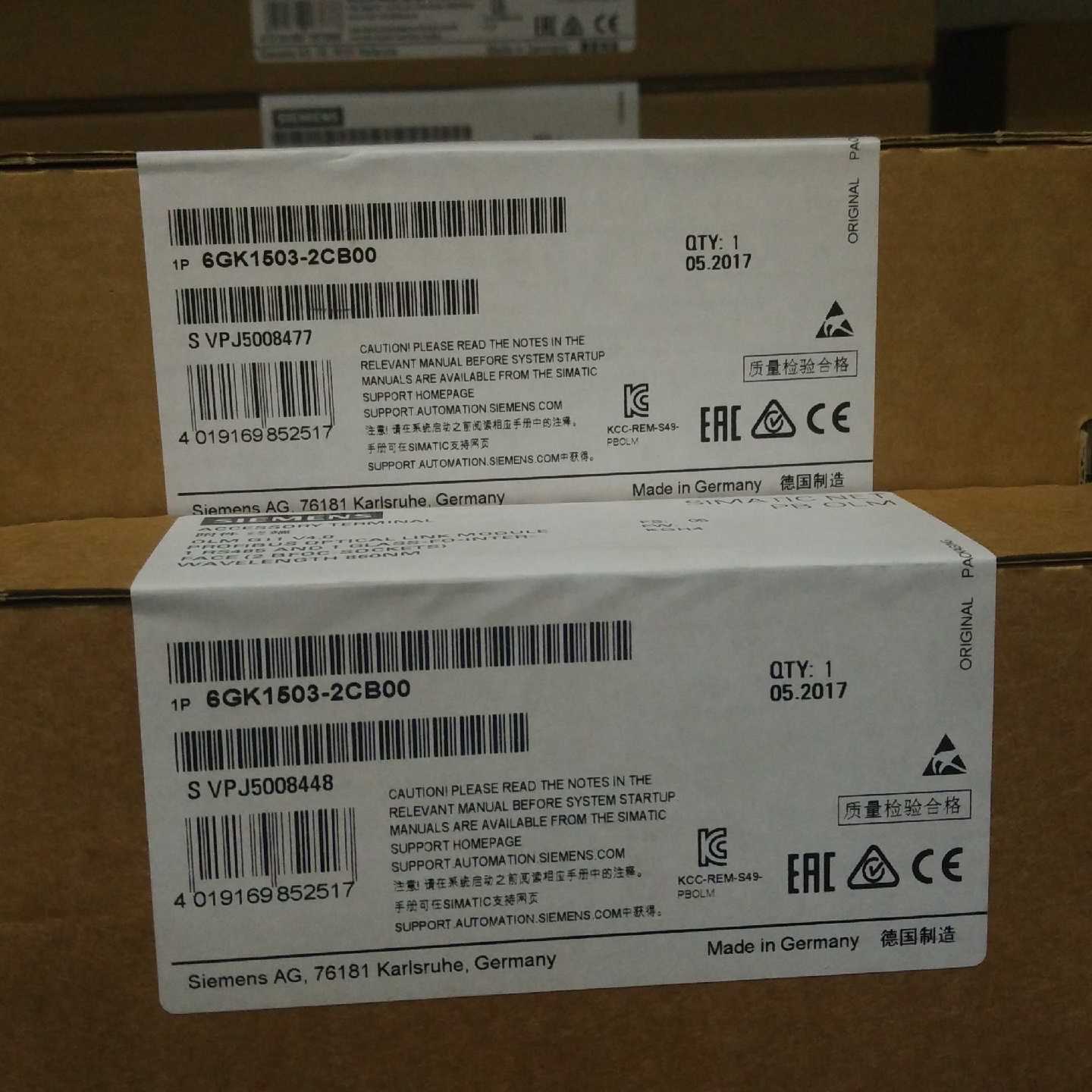 议价西门子6GK1503-2CB00链接模块带6GK15032CB00 6GK15O32COO