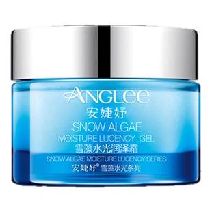 安婕妤雪藻水光润泽霜面霜Cream补水保湿滋润清爽控油早晚霜护肤