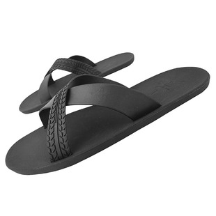 泰国橡胶拖鞋男士新款休闲轮胎底帅气兵爸爸防滑耐磨室内室外拖鞋