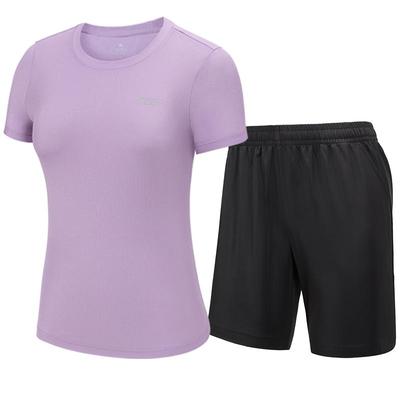 骆驼跑步服运动套装女速干舒适