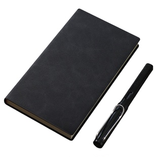 A6随身笔记本小本子口袋本商务便携记录本日记本工作商务会议64K本子简约记事本羊巴软皮a6手账本可定制logo