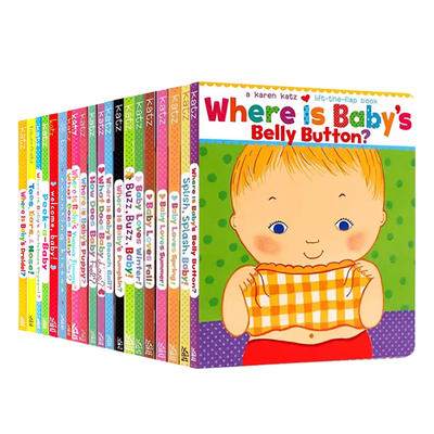 KarenKatz翻翻书英文原版绘本