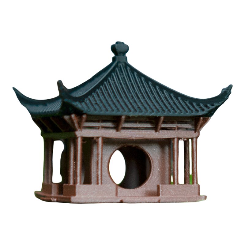 鱼缸造景盆景凉亭钰书古建筑