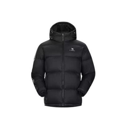 骆驼短款轻薄羽绒服女2025春季新款鸭绒连帽羽绒衣外套面包服