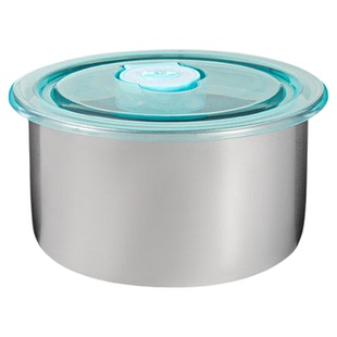 不锈钢带盖304冰箱厨房配菜盘便利盒食材分装盒野餐盒水果保鲜盒