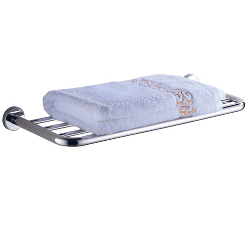 304不锈钢浴室毛巾架免打孔厕所置物架卫生间打孔式单层浴巾架